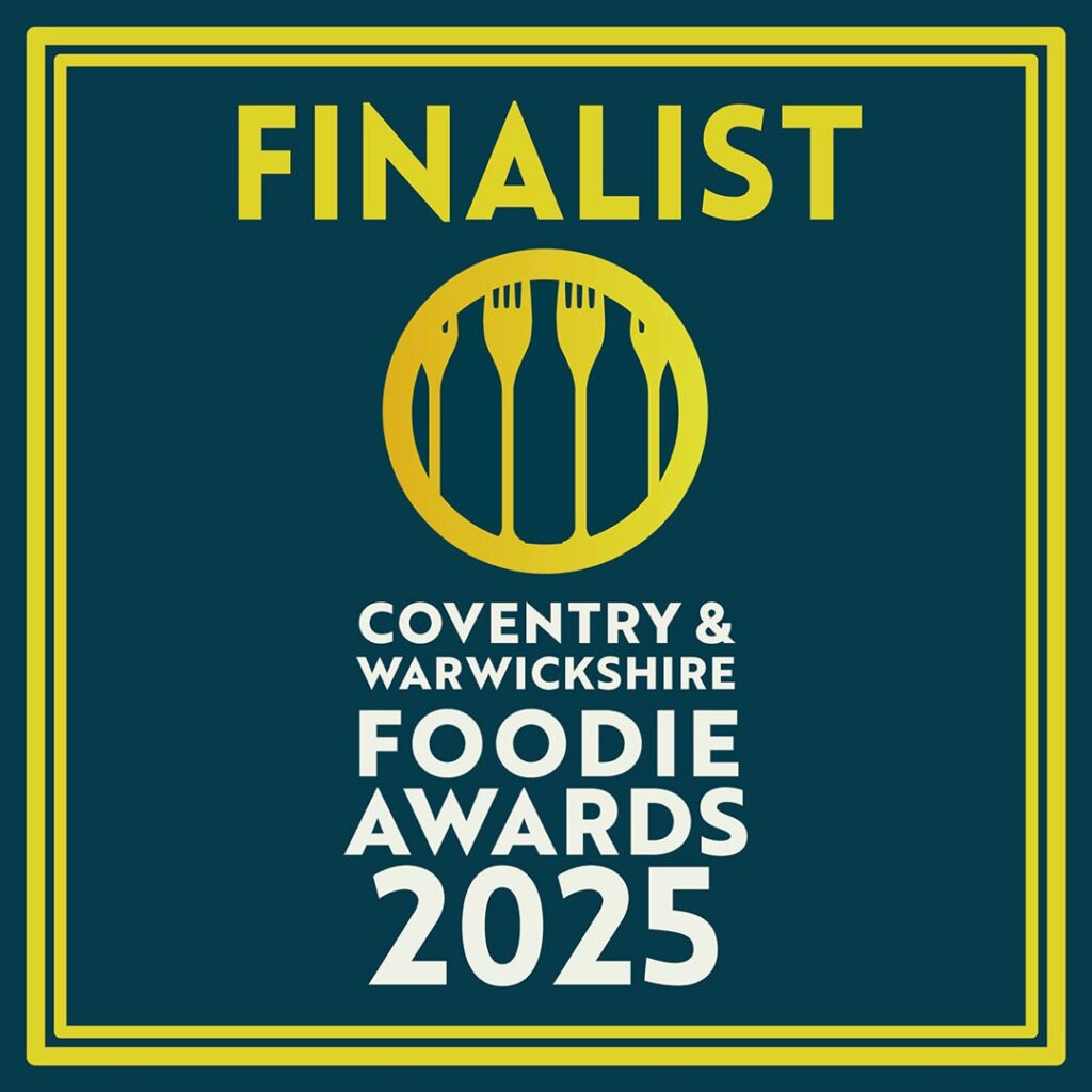 Coventry & Warwickshire Foodie Awards Finalist 2025